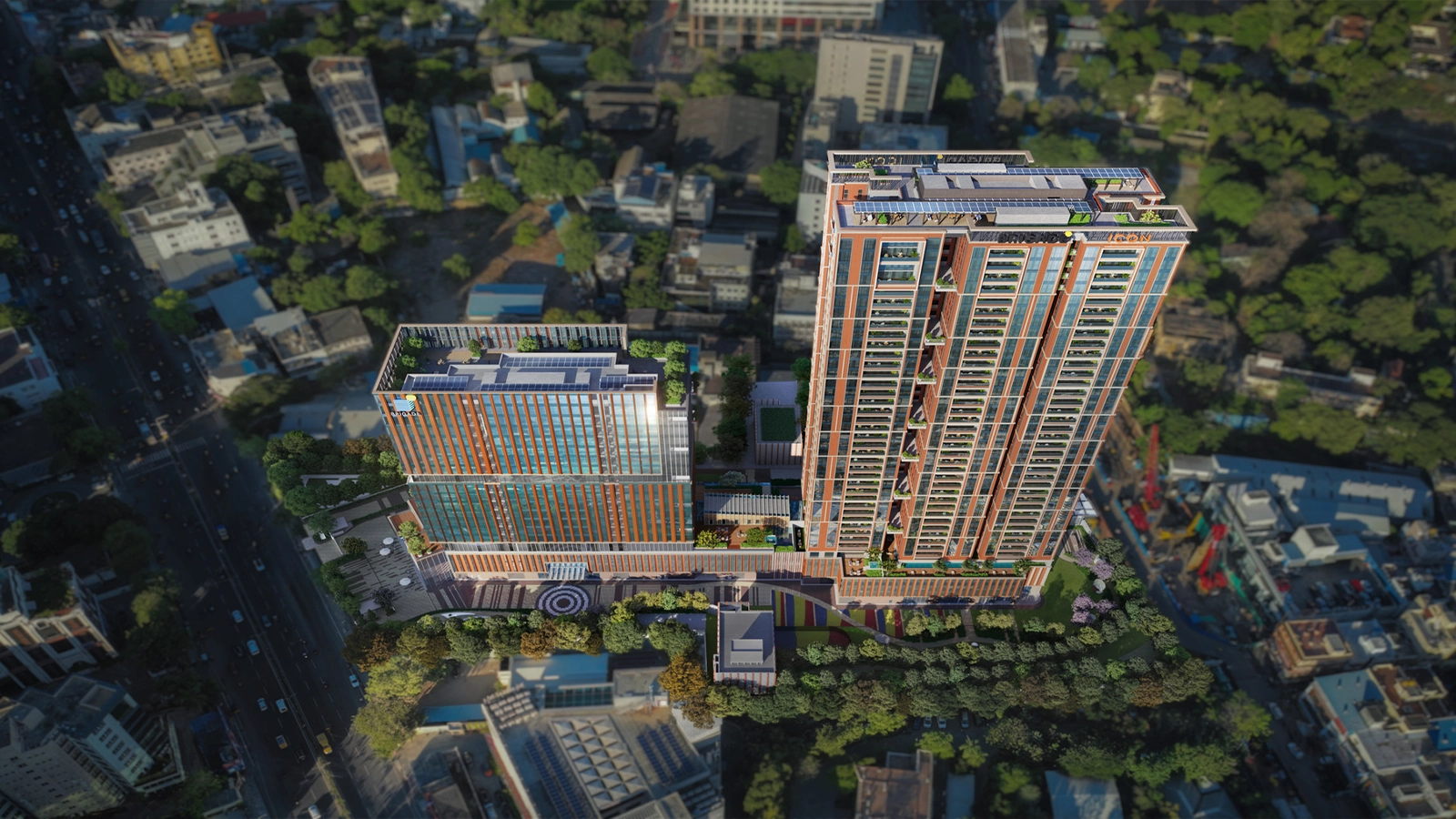 Brigade Icon Apartments in Mount Road Chennai top down brigade icon